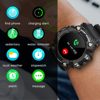 Alpha Smartwatch™ | Stoere Functionaliteit in één Smartwatch!