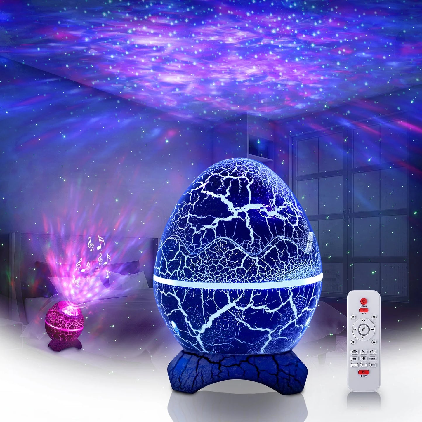 Galaxy Glow™ | Unieke nachtlamp met sterrenhemel.