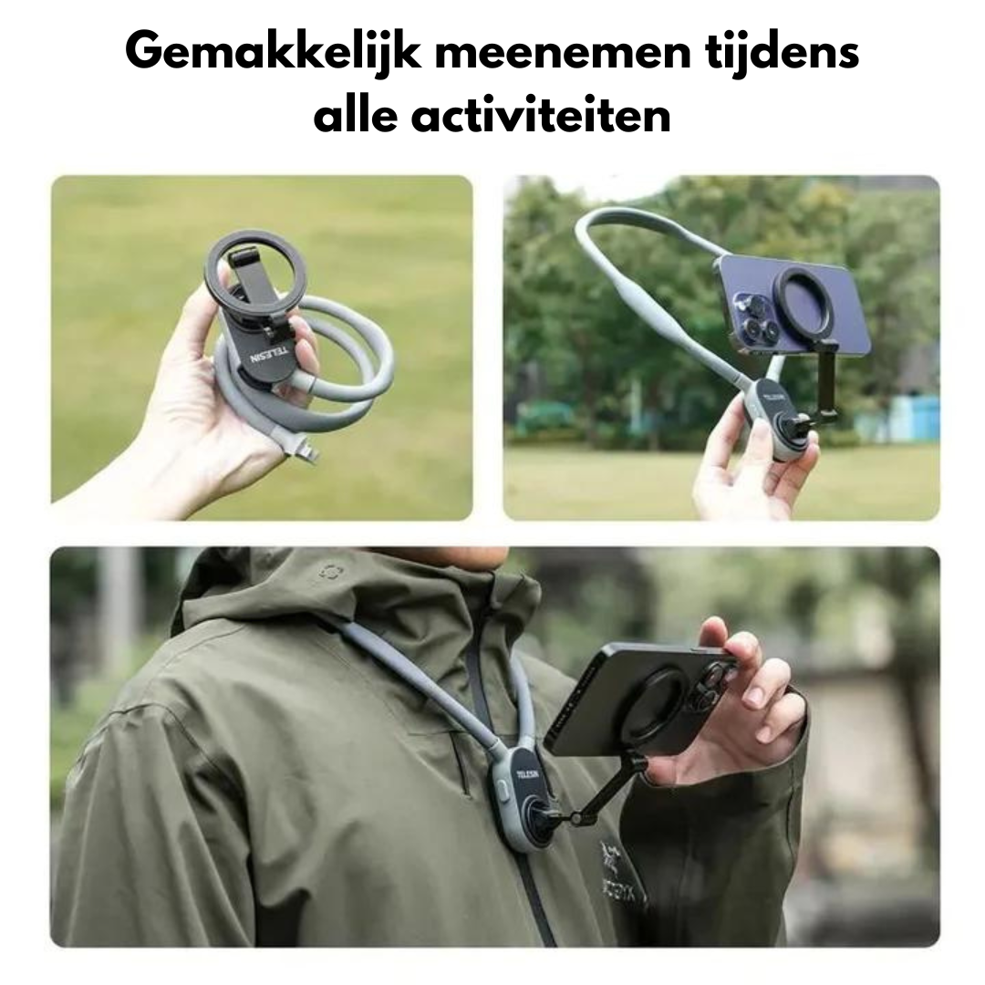 Neck Mount™ | Gemakkelijk en overal jouw favoriete momenten vastleggen!